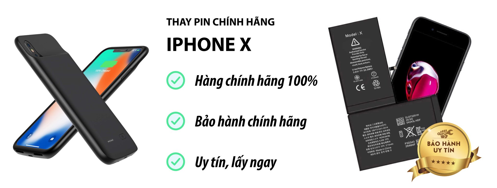 thay pin iphone x chinh hang Ha Noi